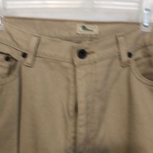 LL Bean tan 16 regular jeans great condition